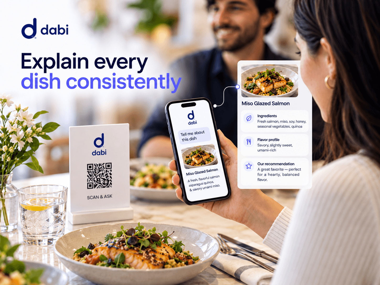 Explain every dish consistently